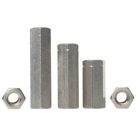 M10 x 40 A2 Stainless Steel Hexagon Connector Nuts