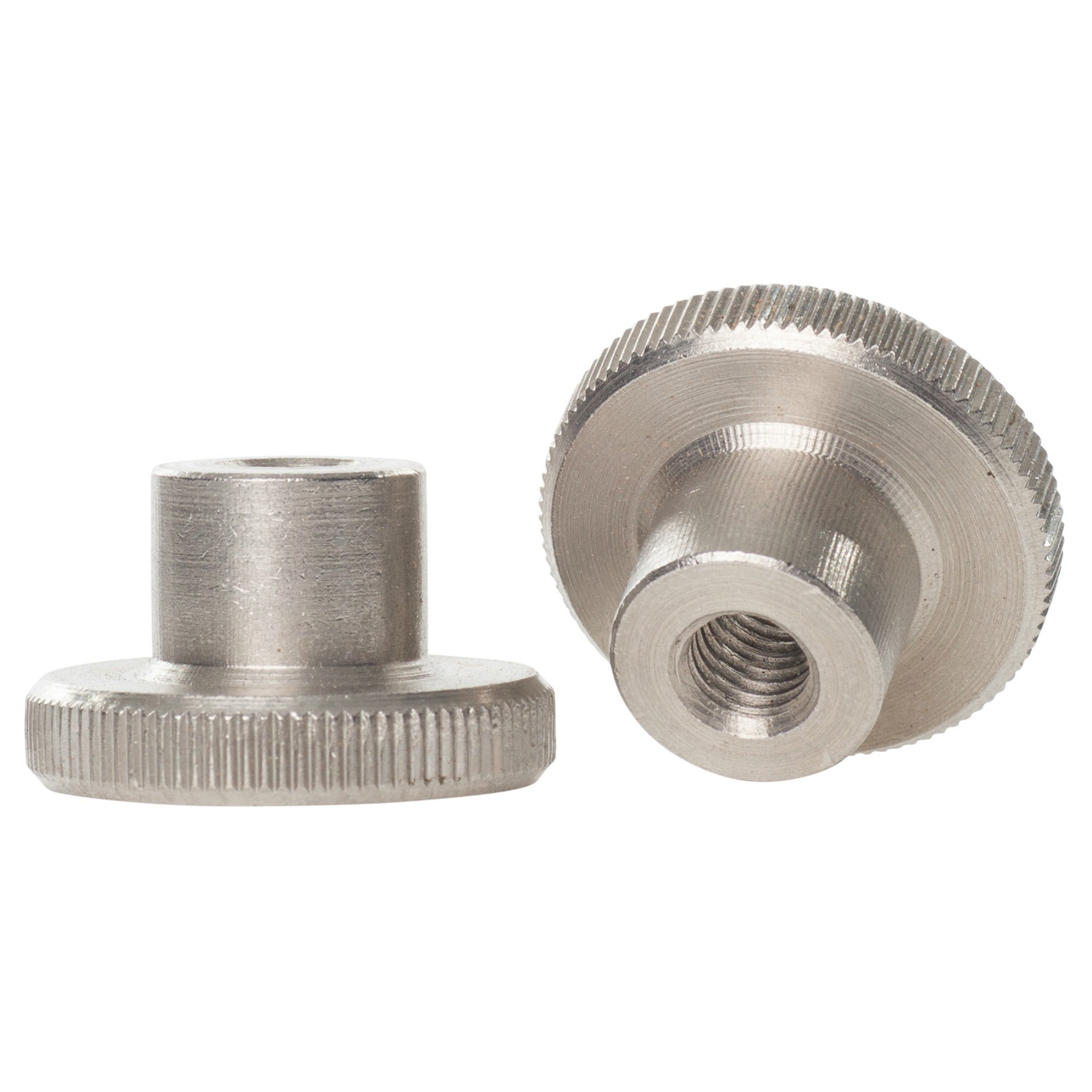 A1 Stainless Steel High Knurled Thumb Nuts DIN 466 - M3 (3mm)