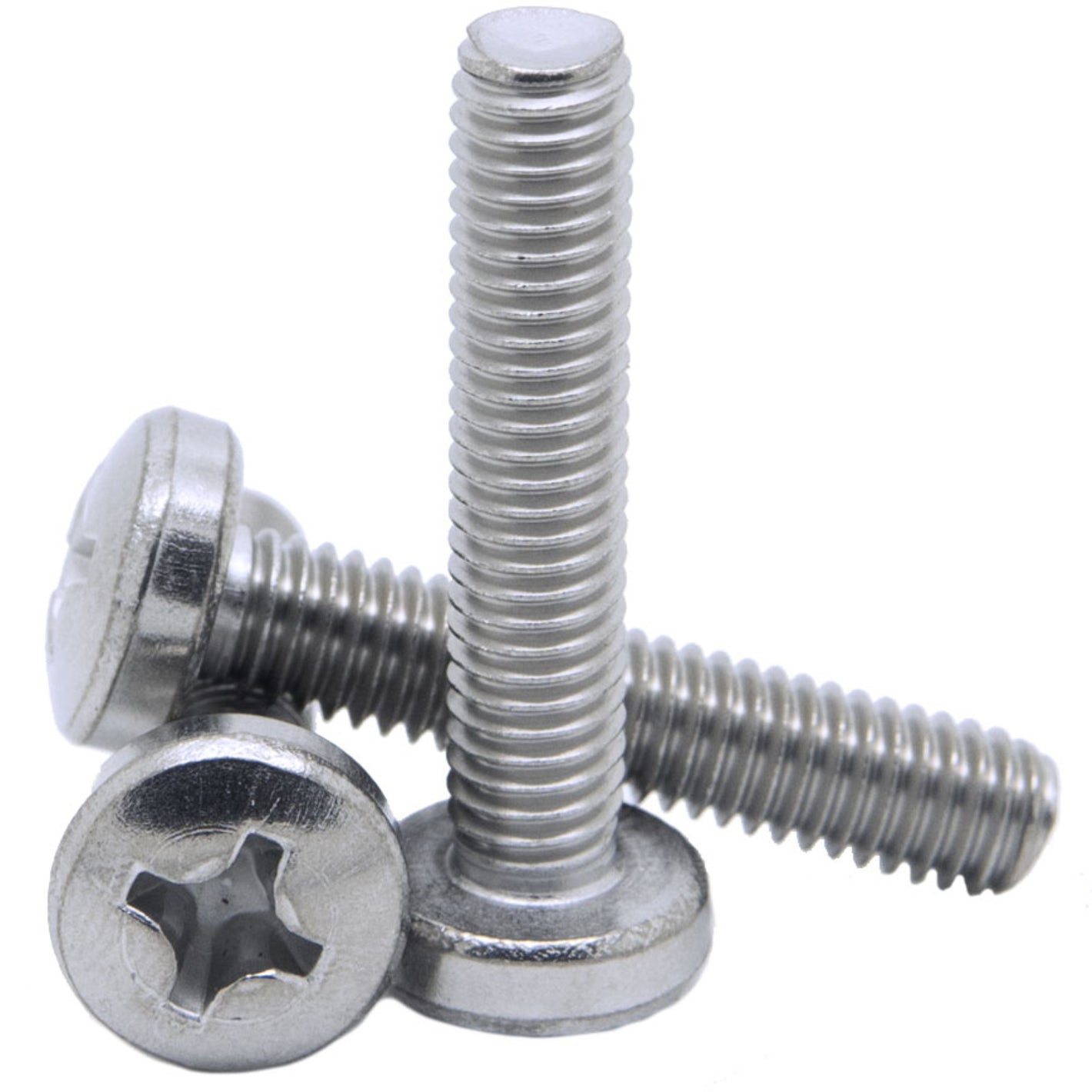 M3 a2 stainless steel phillips pan head machine screws DIN 7985H