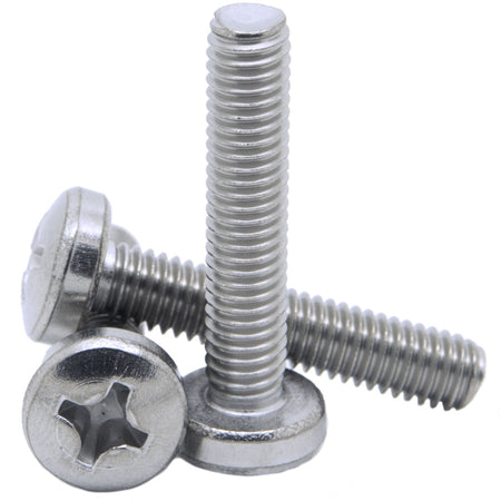 M2.5 a2 stainless steel phillips pan head machine screws DIN 7985H