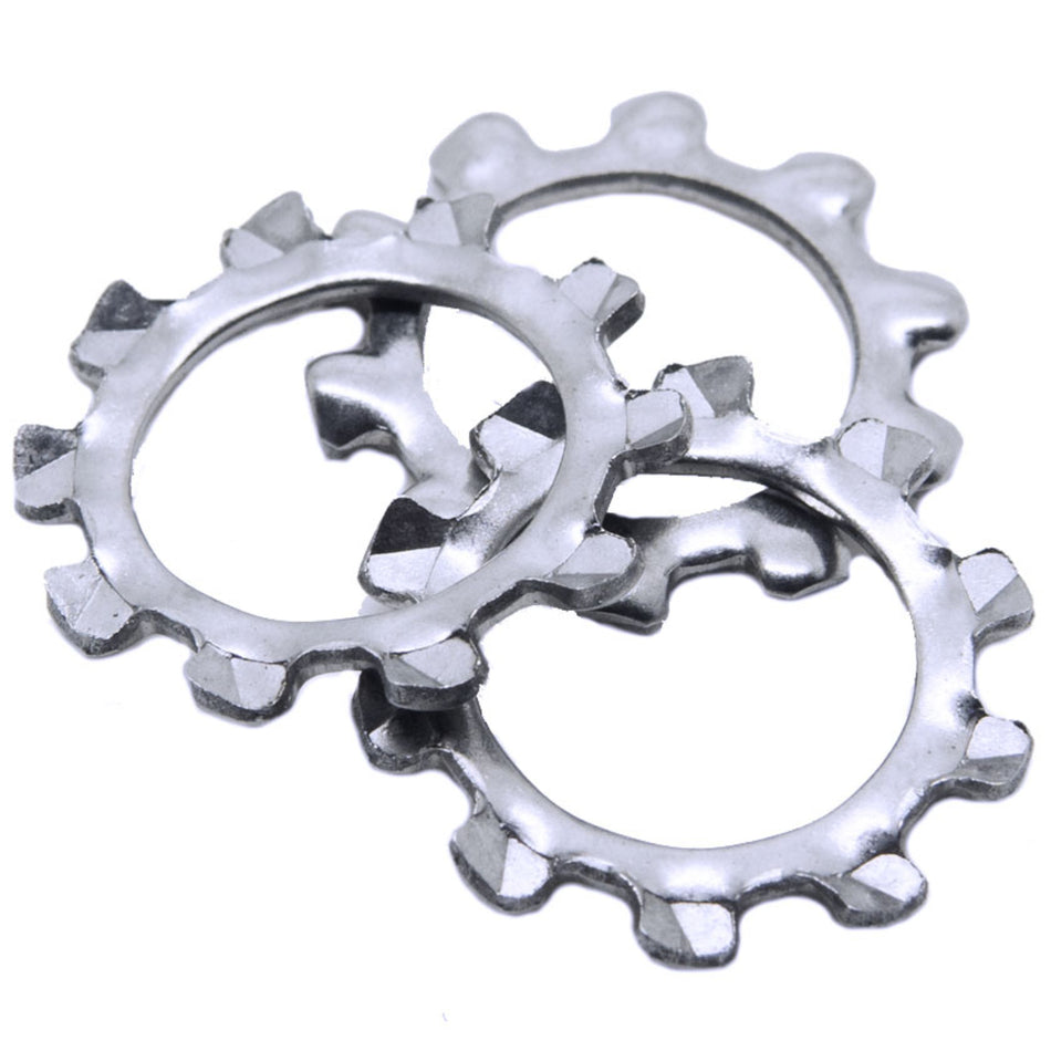 A2 Stainless Steel External Toothed Lock Washers DIN 6797A - M10
