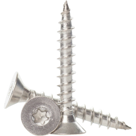 4mm a2 stainless steel torx countersunk chipboard screws