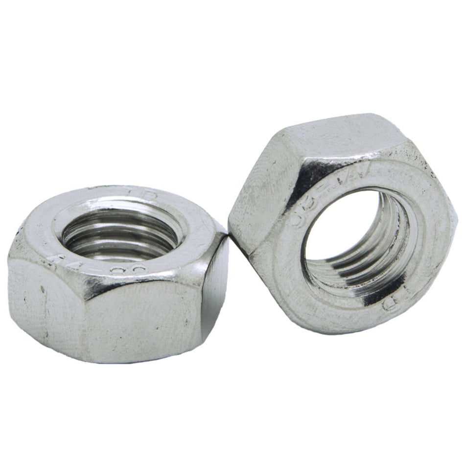 A4 Stainless Steel Hexagon Full Nuts DIN 934 - M6 (6mm)