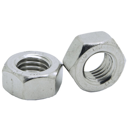 A4 Stainless Steel Hexagon Full Nuts DIN 934 - M8 (8mm)