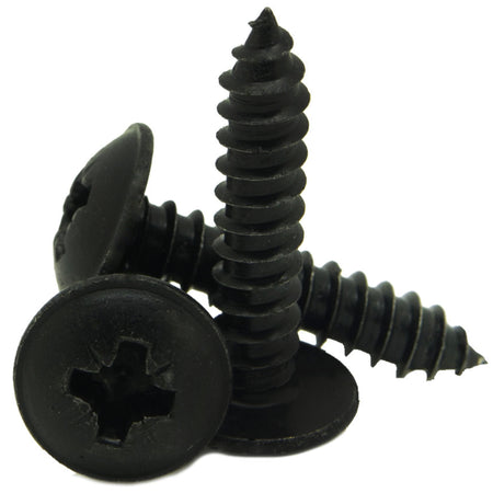 2.9mm black zinc pozi flanged self tapper BS4174