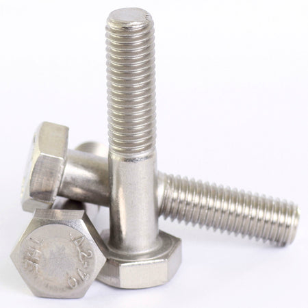 M8 a2 stainless steel hex head part thread bolts DIN 931
