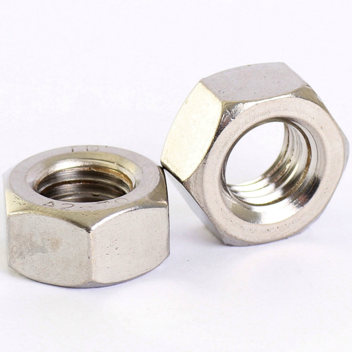 A2 Stainless Steel Left Hand Hexagon Full Nuts DIN 934 - M6 (6mm)