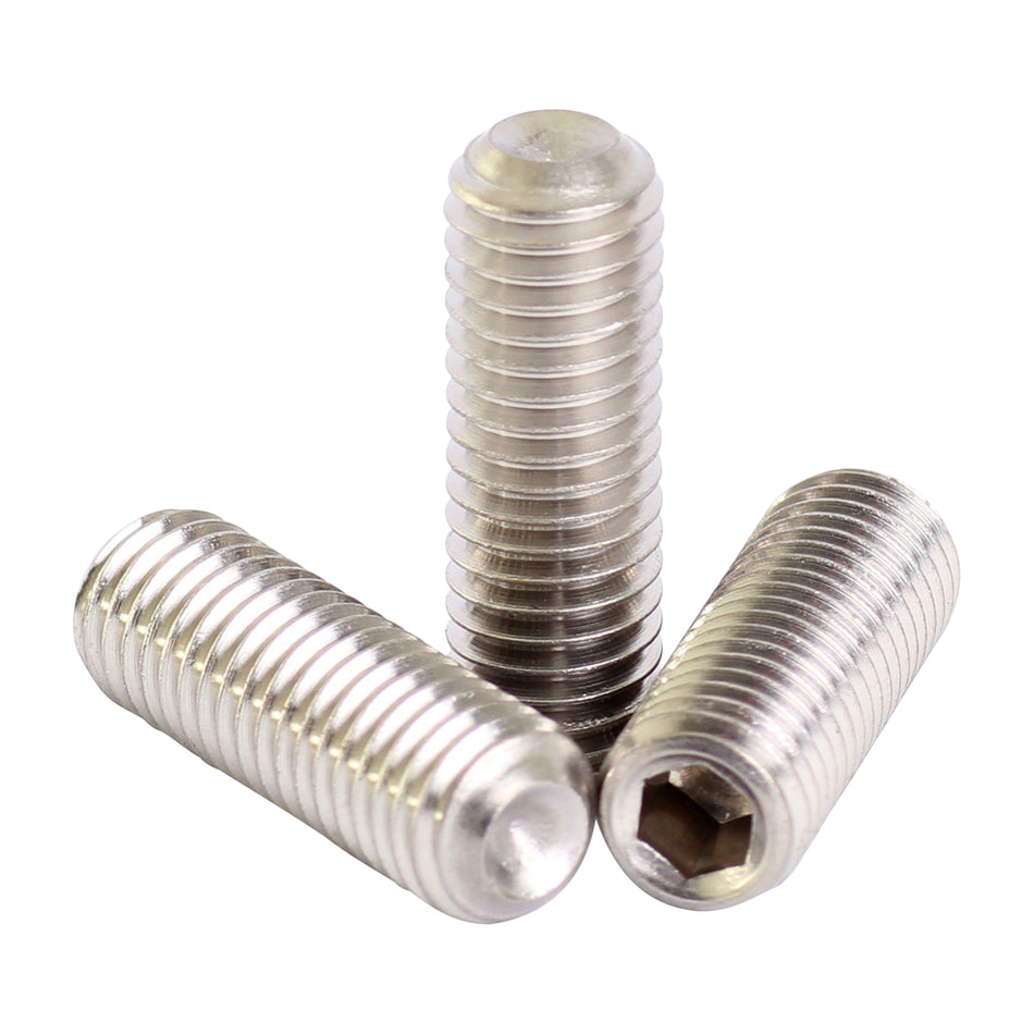 M5 a2 stainless steel cup point grub screws DIN 916