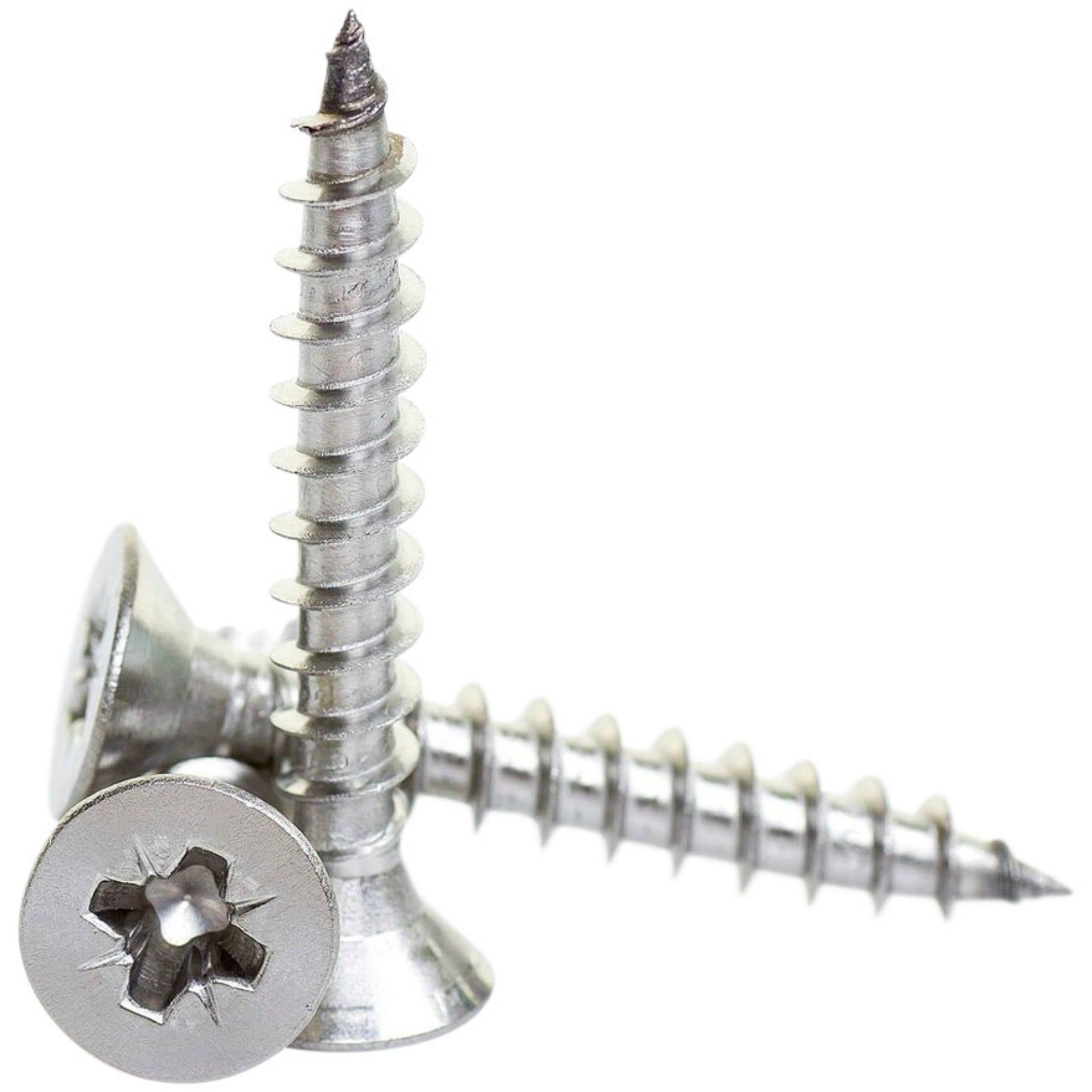 3mm a2 stainless steel pozi countersunk chipboard screws