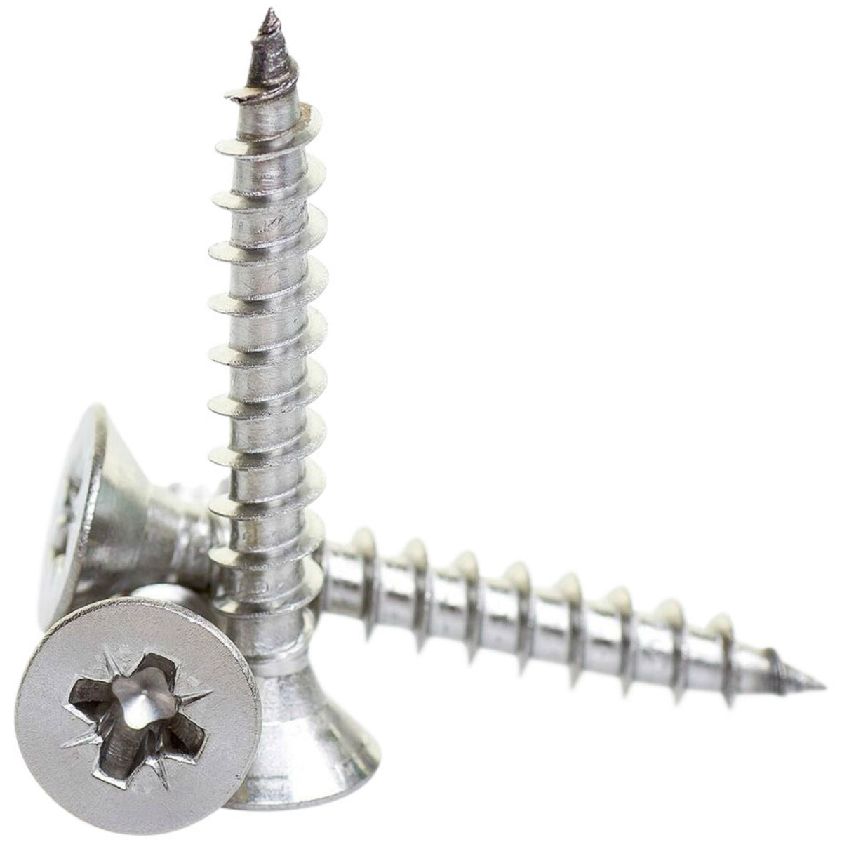 3.5mm a2 stainless steel pozi countersunk chipboard screws