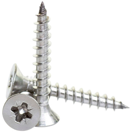 4.5mm a2 stainless steel pozi countersunk chipboard screws