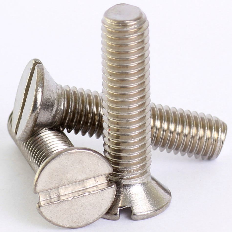 M2.5 a2 stainless steel slotted countersunk machine screws DIN 963