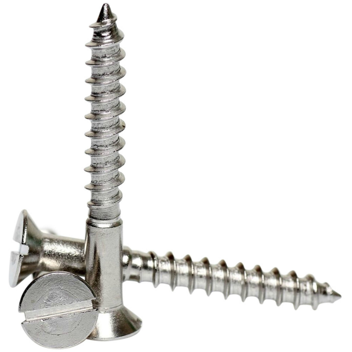 3.5mm a2 stainless steel slotted countersunk wood screws DIN 97