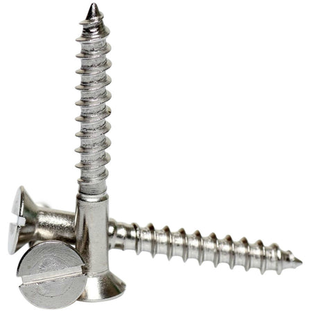 4mm a2 stainless steel slotted countersunk wood screws DIN 97