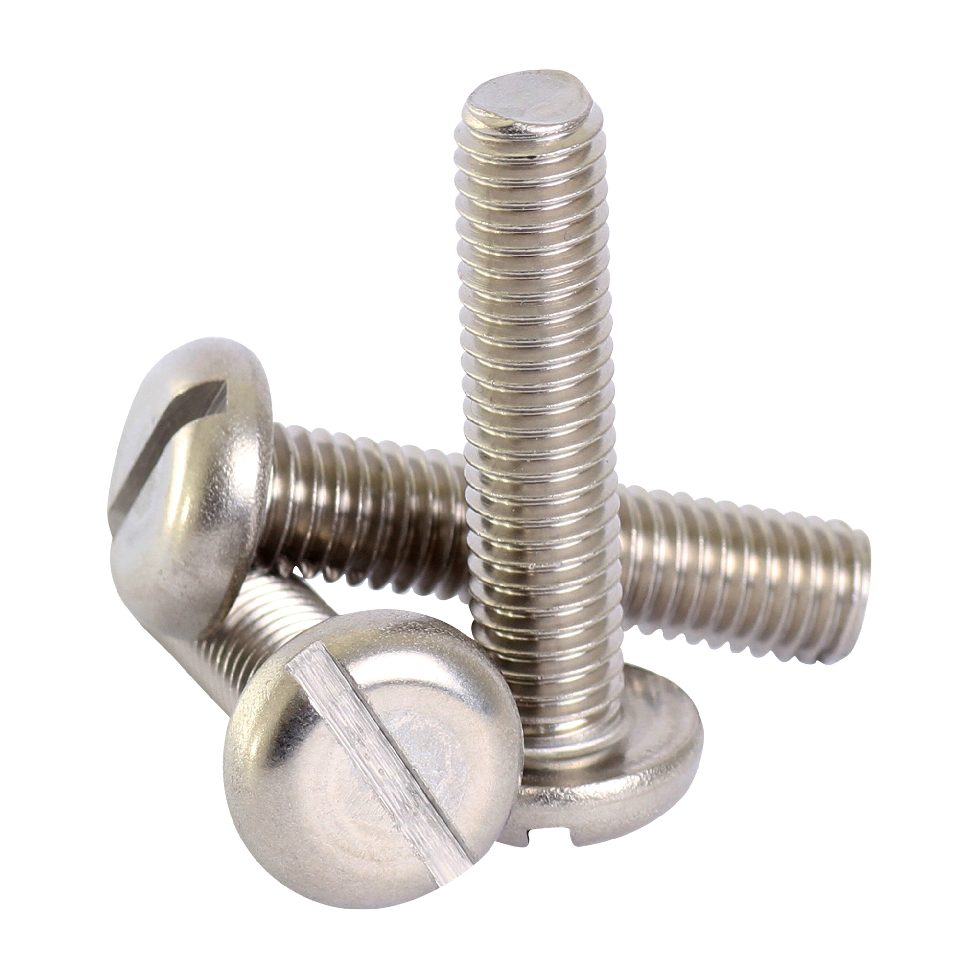 M2.5 a2 stainless steel slotted pan head machine screws DIN 85
