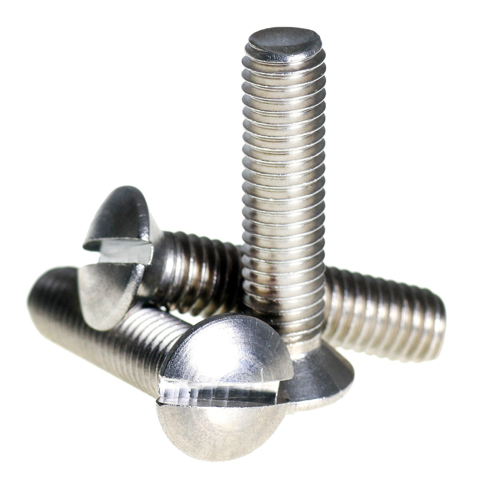 M2.5 a2 stainless steel slotted raised countersunk machine screws DIN 964