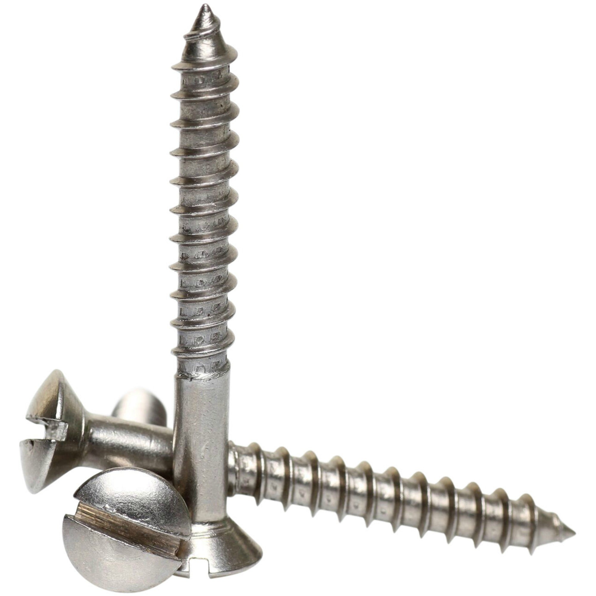 5mm a2 stainless steel slotted raised head wood screws DIN 95