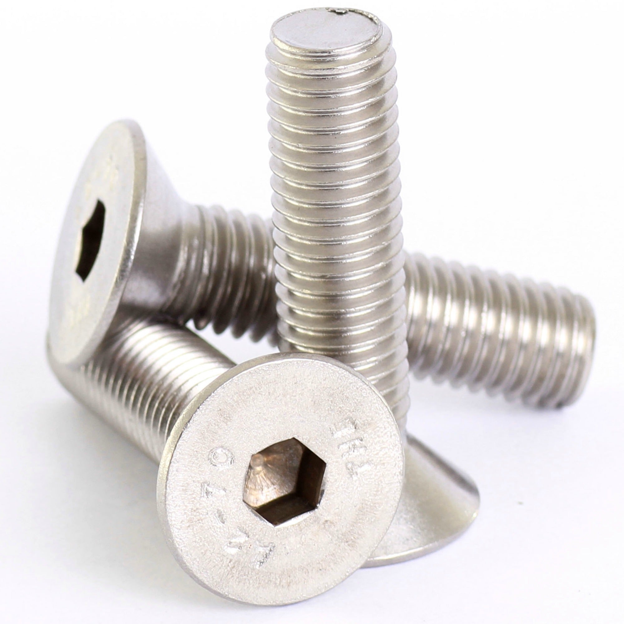 m3 a2 stainless steel hex socket countersunk screws iso 10642