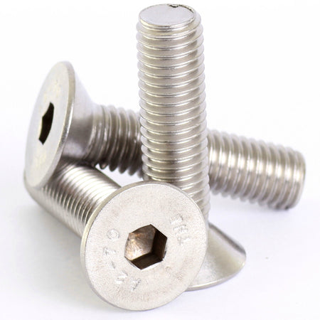 m4 a2 stainless steel hex socket countersunk screws iso 10642