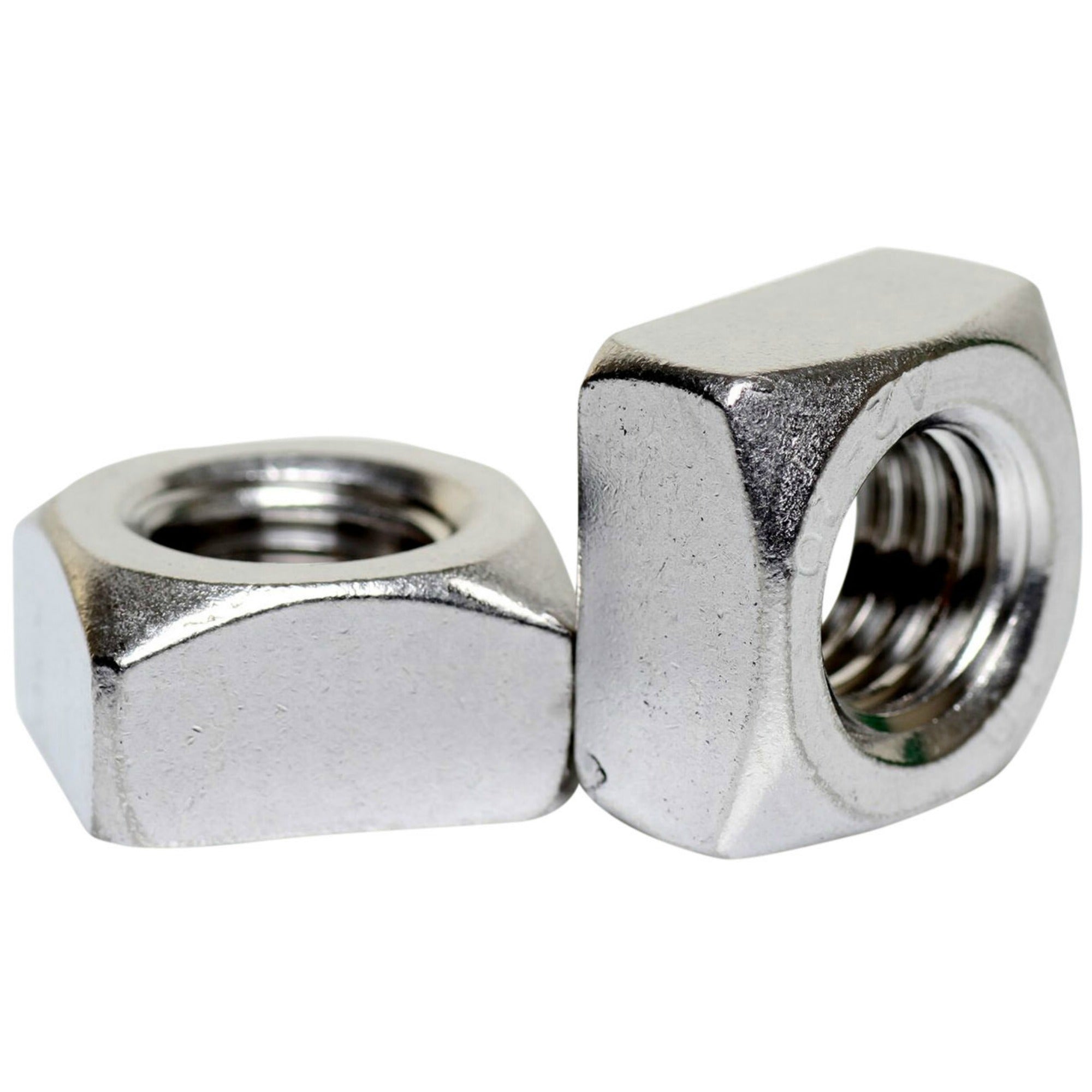 A2 Stainless Steel Thick Chamfered Square Nuts DIN 557 - M6 (6mm)